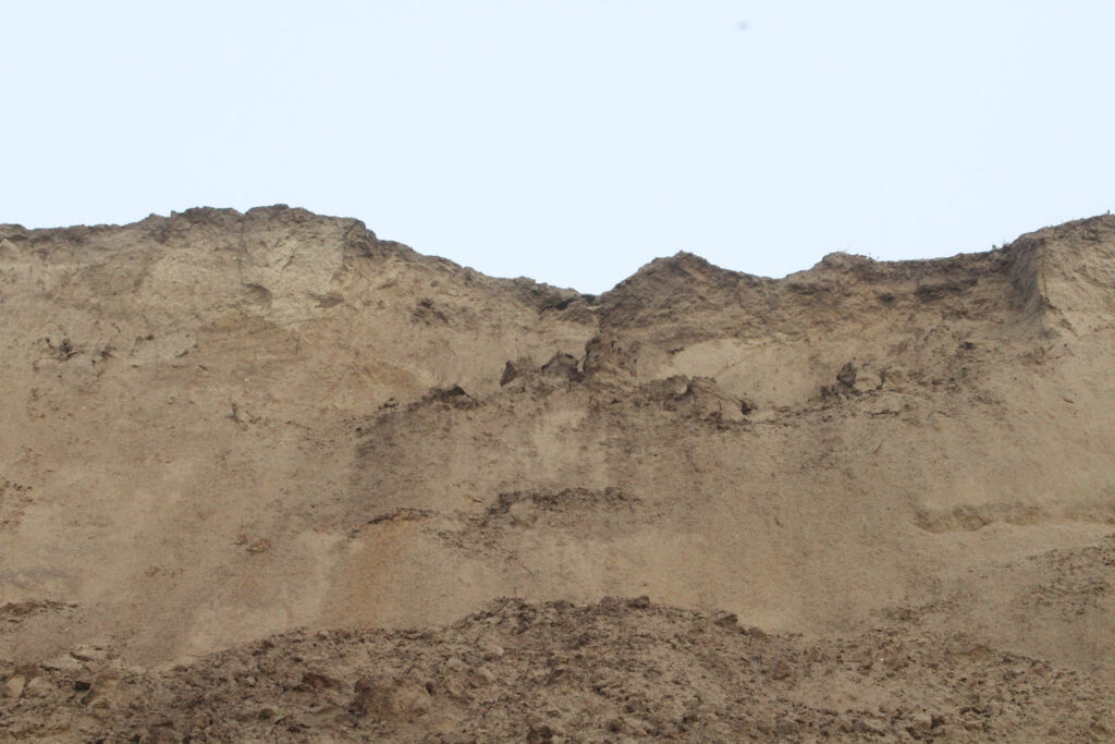 Opslag zand en grond voor grote infra projecten